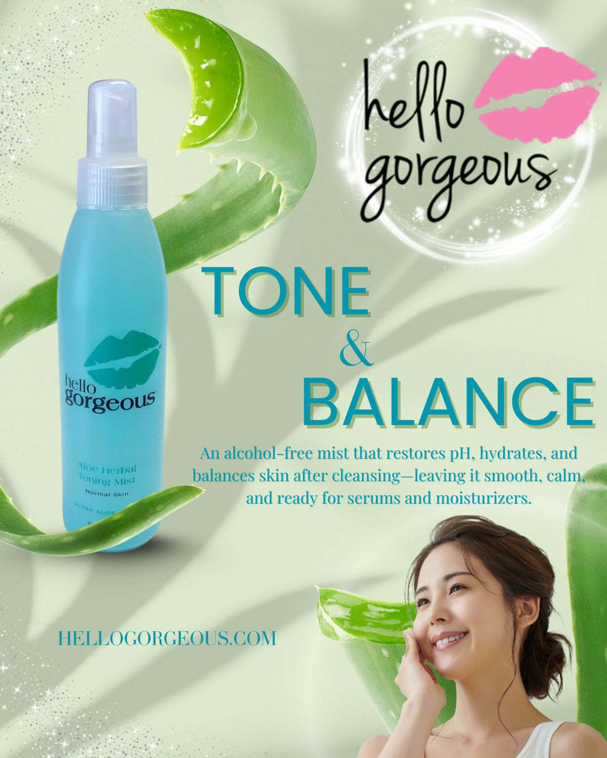 Aloe Sea Algae Peptide Toning Mist for Normal Skin
